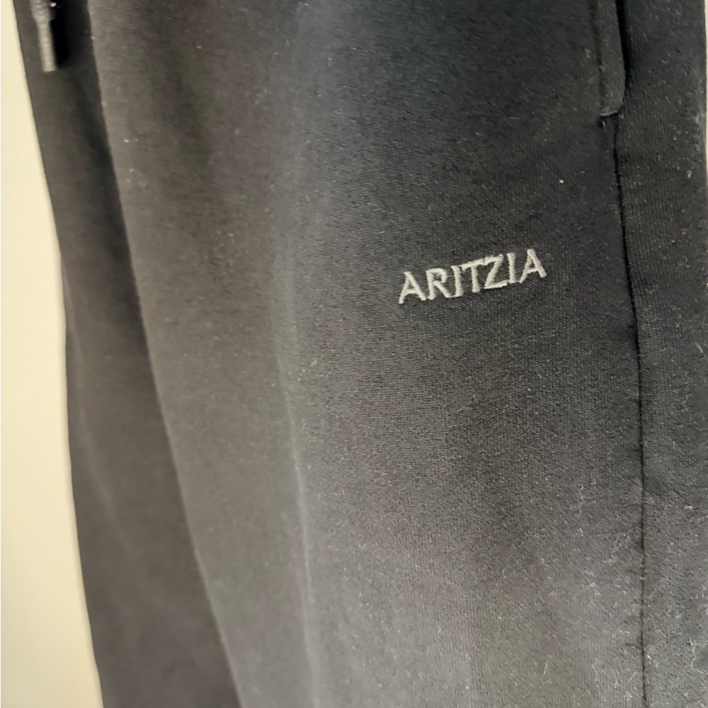 Aritzia Black Wide-Leg sweat Pants - Picture 4 of 4